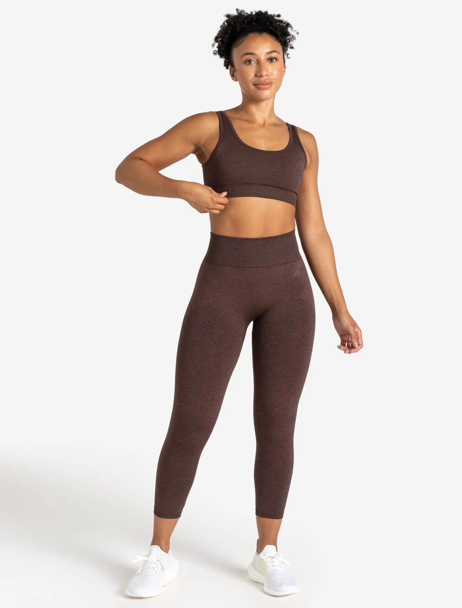 ADAPT 2.0 Seamless 7/8 Leggings - Cherry Brown