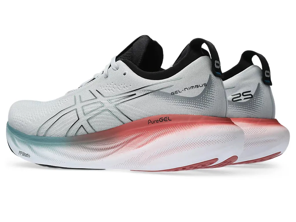 Asics Mens Gel Nimbus 25- Piedmont Grey/Foggy Teal(1011B547-023)
