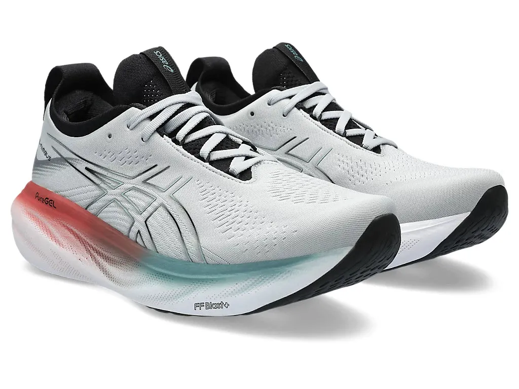 Asics Mens Gel Nimbus 25- Piedmont Grey/Foggy Teal(1011B547-023)