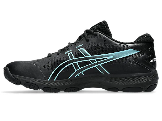 ASICS WOMEN'S NET ACADEMY 9 BLACK/CYAN NETBALL SHOES