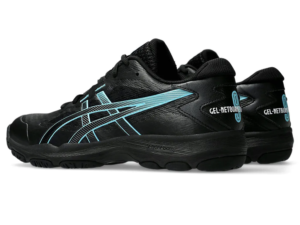 ASICS WOMEN'S NET ACADEMY 9 BLACK/CYAN NETBALL SHOES