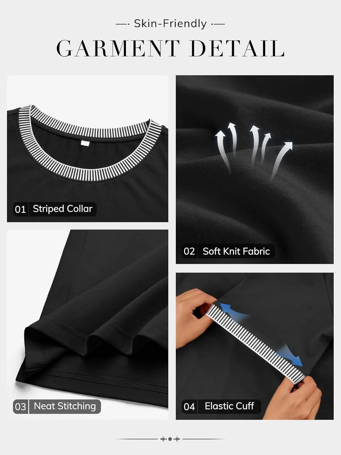 ATHMILE Womens Short Sleeve Tops Striped Color Block T Shirts Summer Crewneck Loose Casual Tee 2025