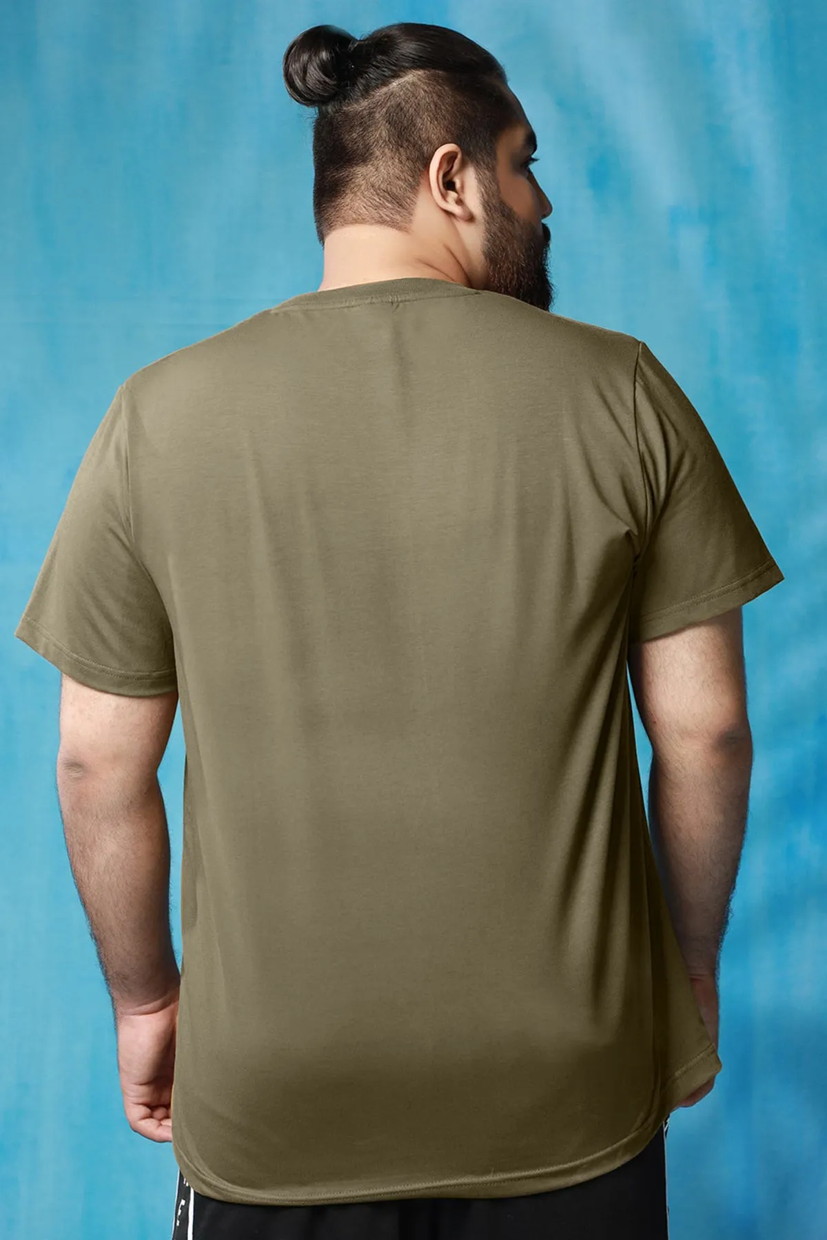 Basic Green Spartan Graphic T-Shirt (Plus Size) - S23 - MT0308P