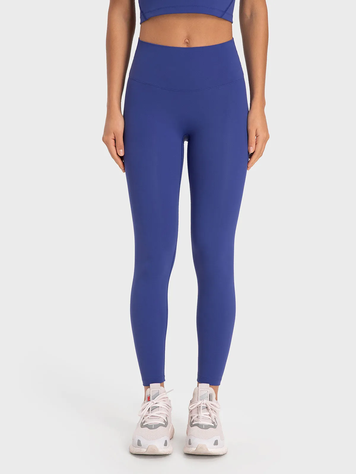 Blue High Waisted Leggings 24”