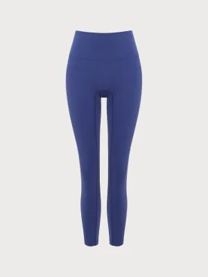 Blue High Waisted Leggings 24”