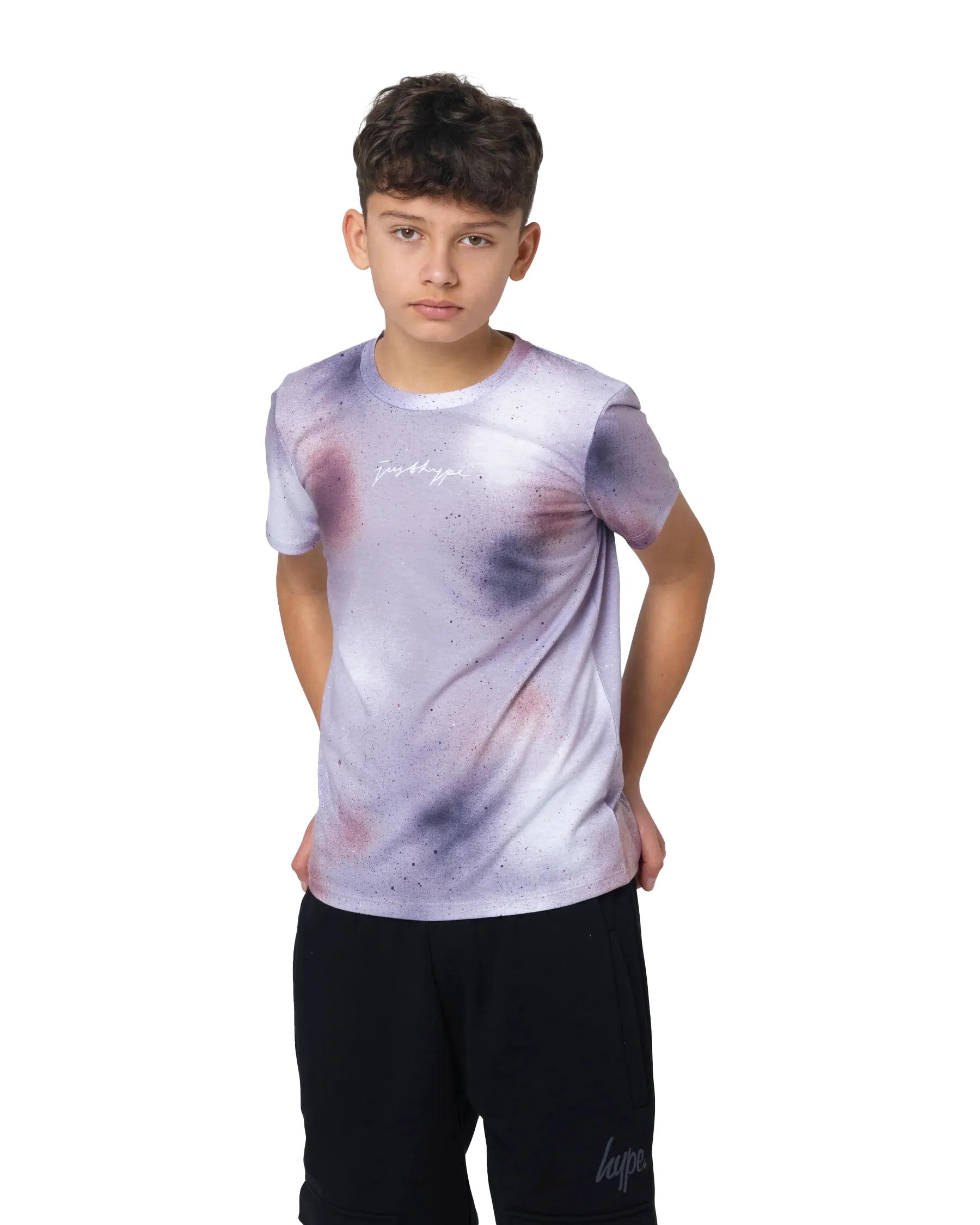 Boys Blown Paint T-Shirt in Multi