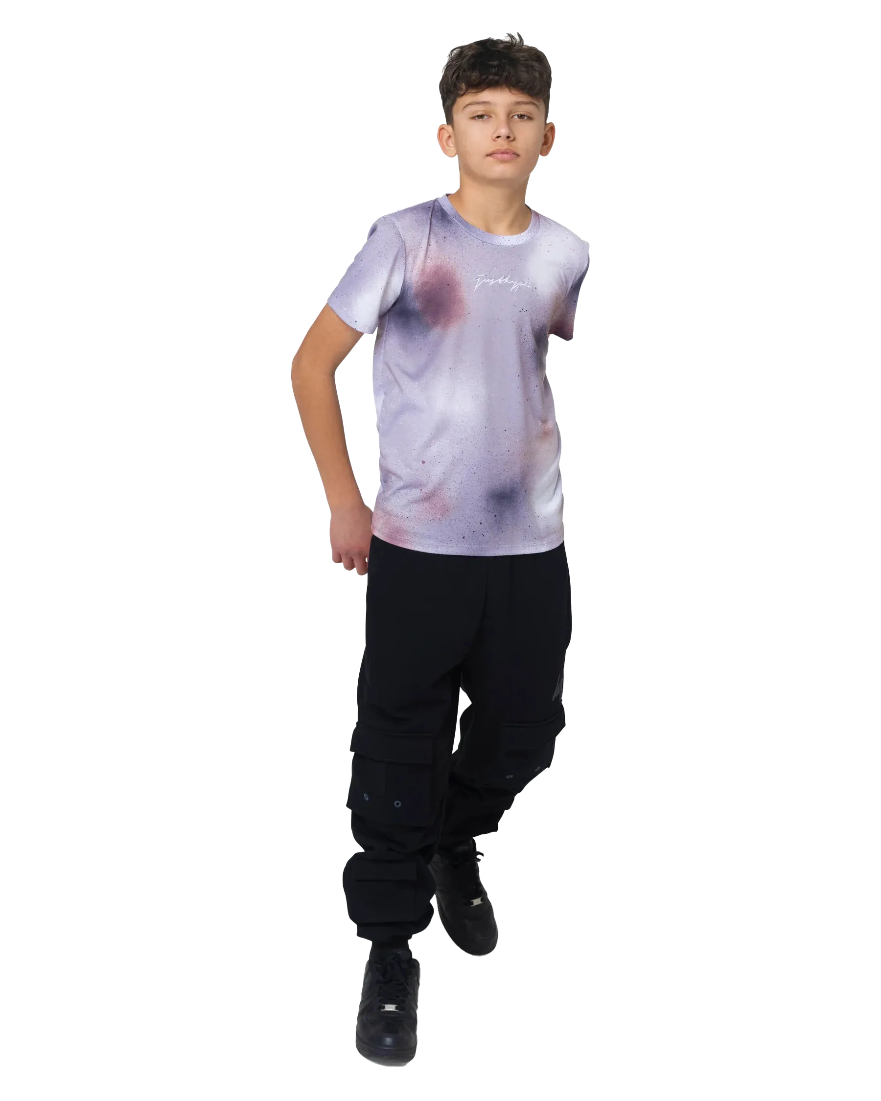 Boys Blown Paint T-Shirt in Multi