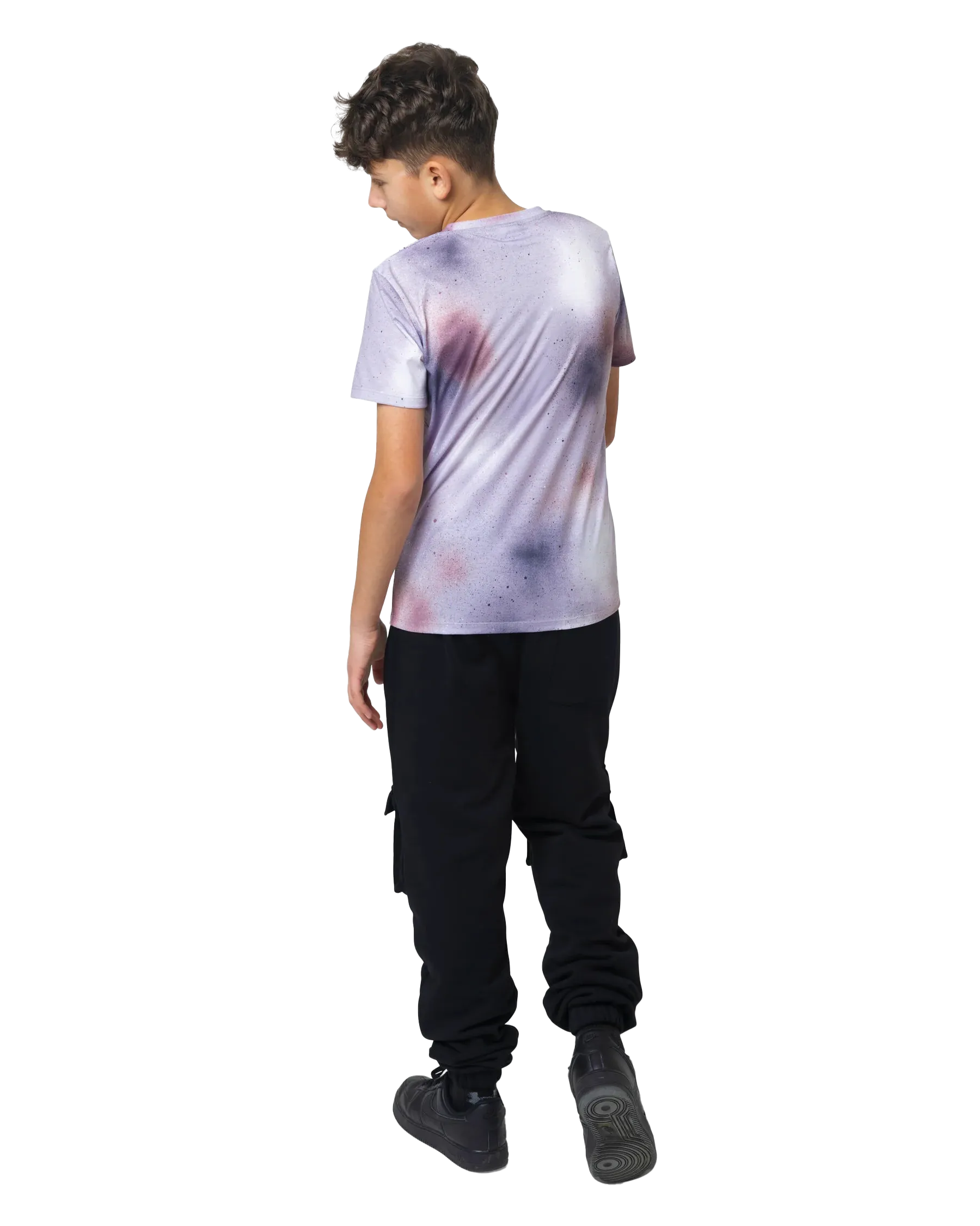 Boys Blown Paint T-Shirt in Multi