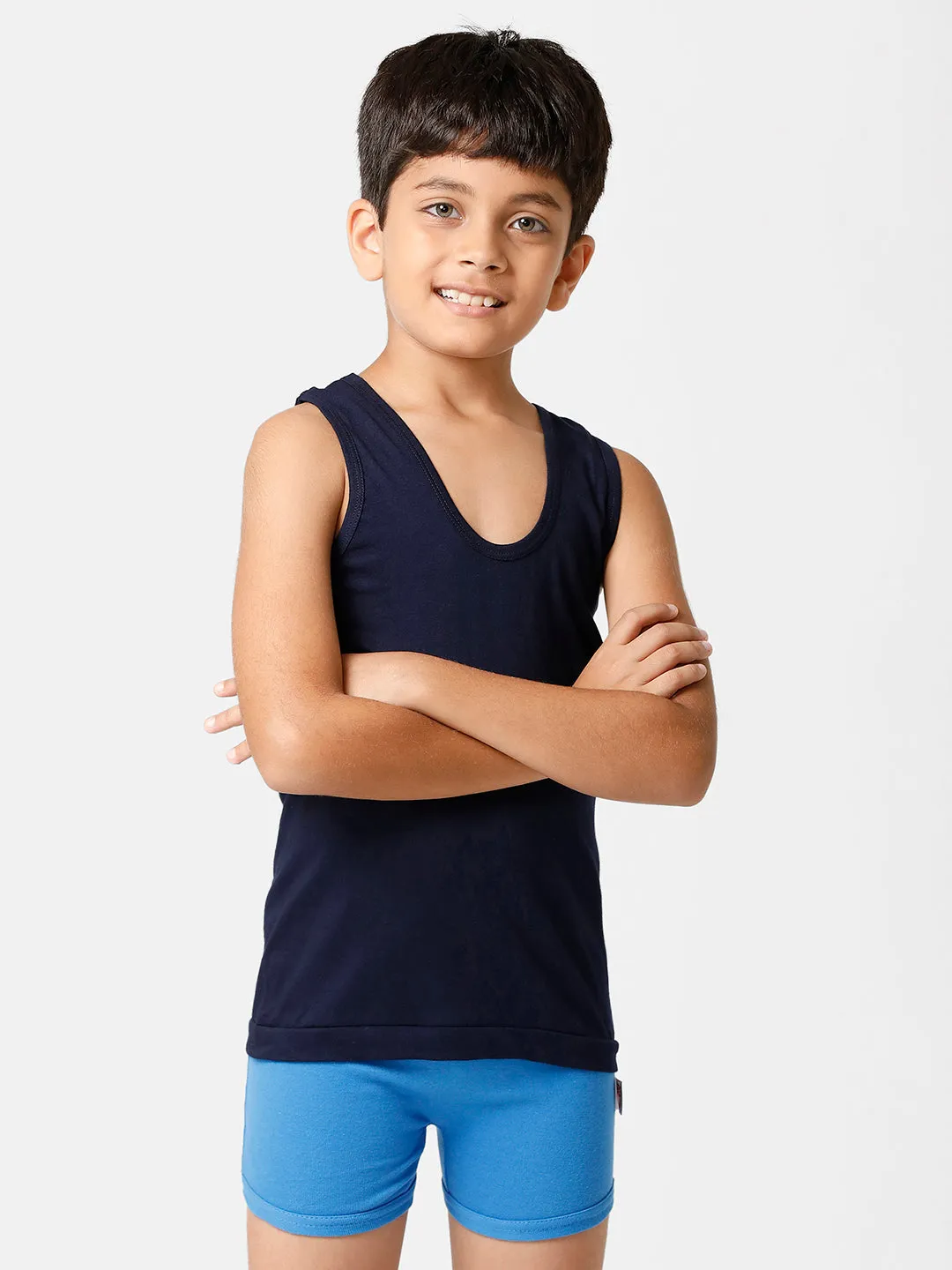 Boys Colour Banian Sukra RN (4 PCs Pack)