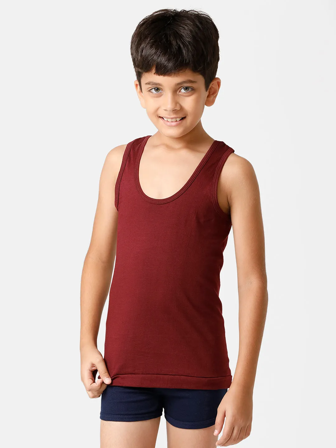 Boys Colour Banian Sukra RN (4 PCs Pack)