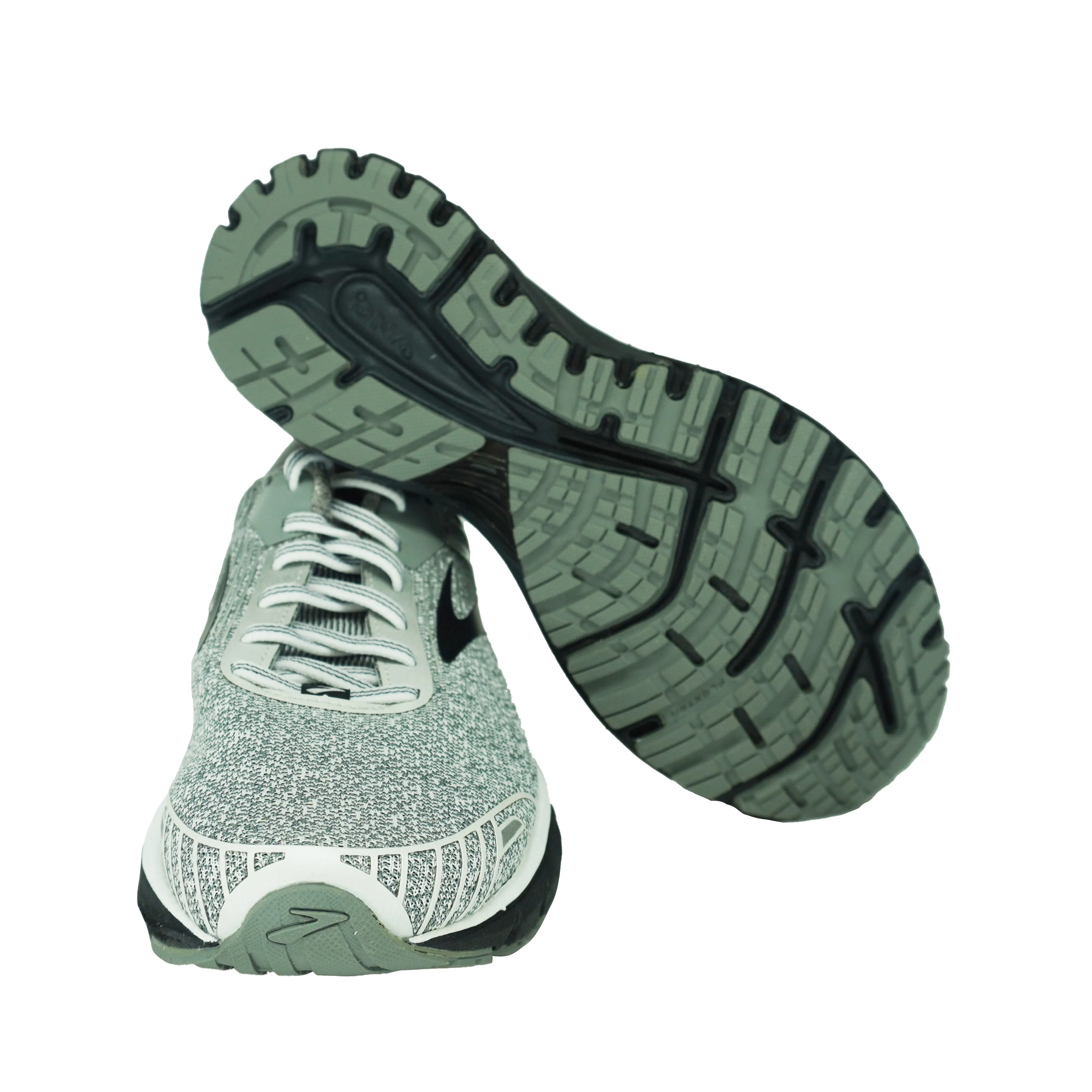 Brooks Women's Adrenaline GTS 18 Running Athletic Shoes Gray Black Size 8.5