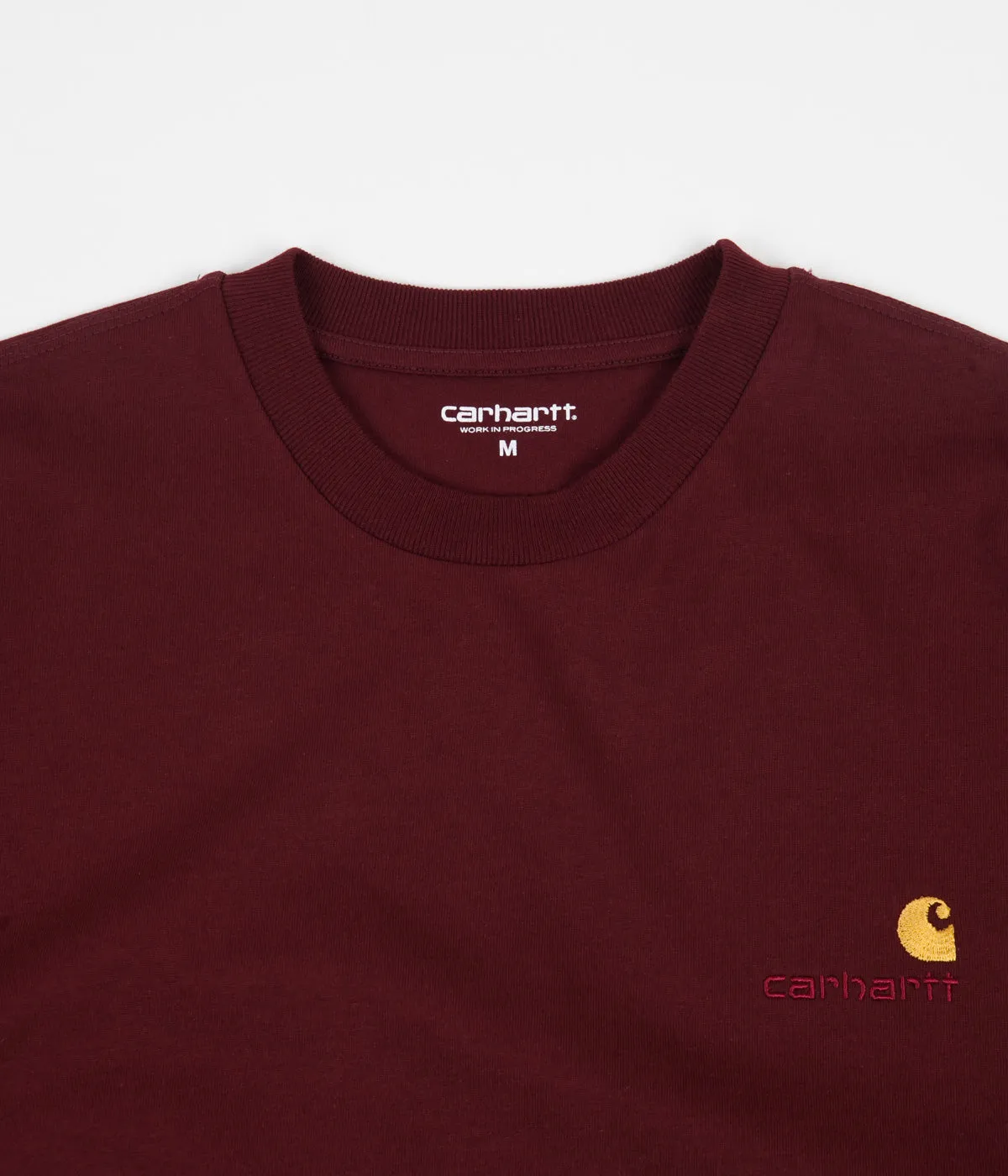 Carhartt American Script T-Shirt - Bordeaux