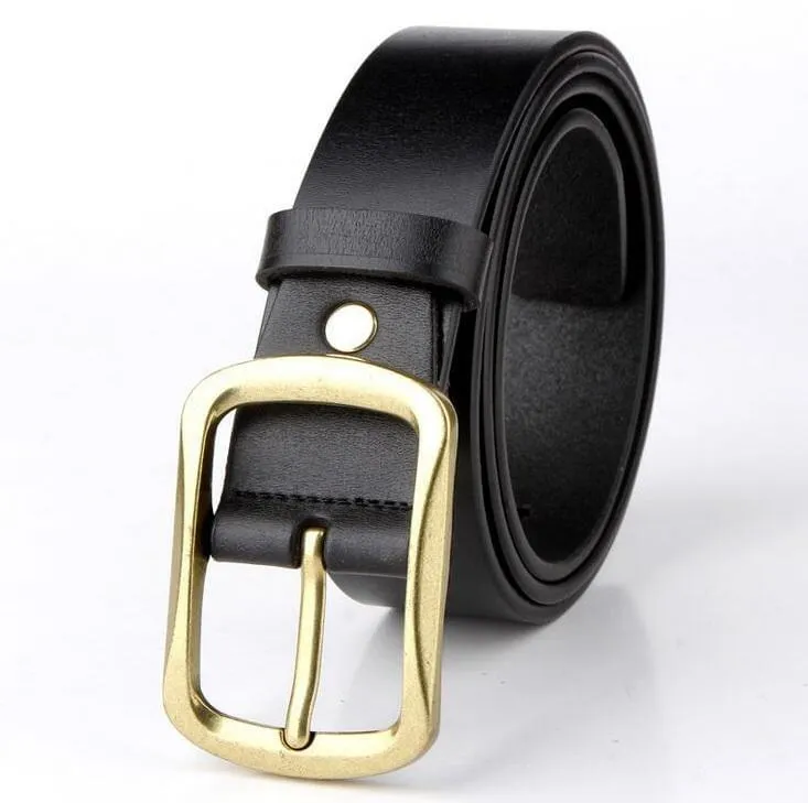 Cow Leather Black & Coffee Brown Belts ZK006
