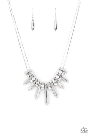 Dangerous Dazzle White-Necklace