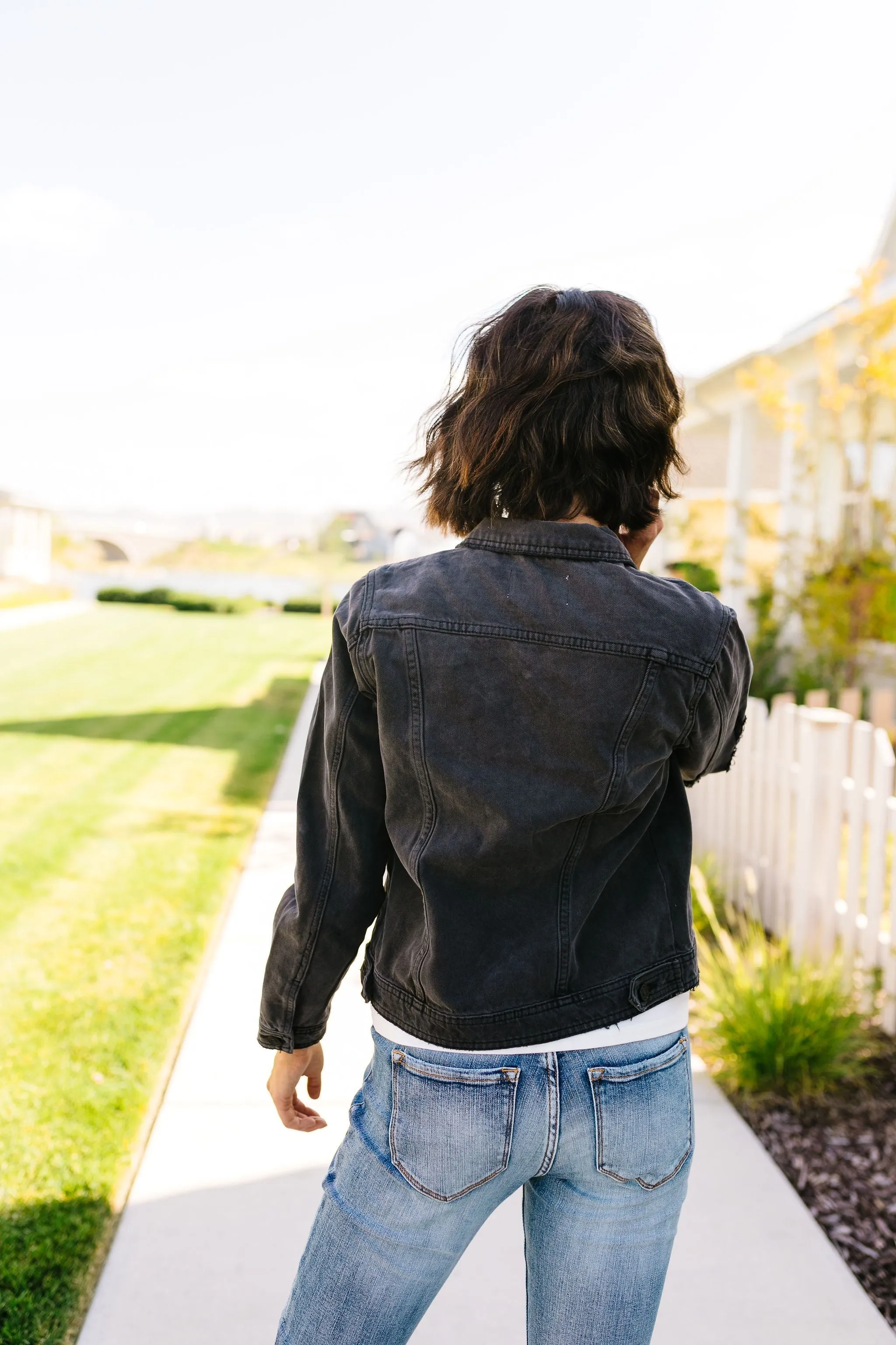 Dark   Mysterious Denim Jacket
