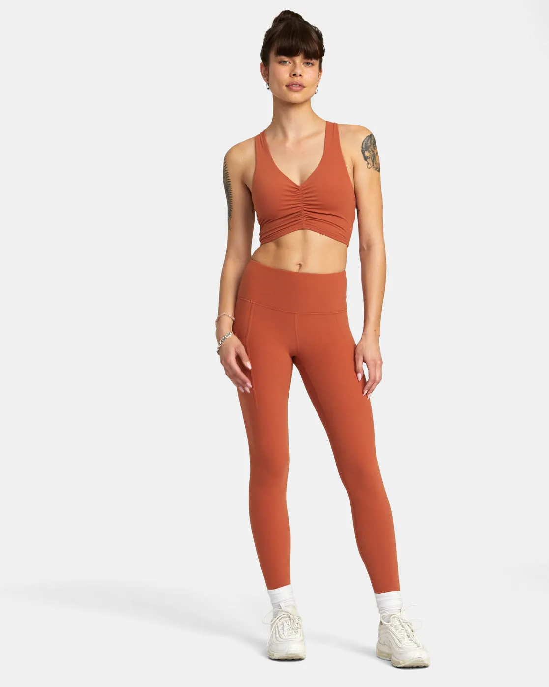Earth Pocket Legging Pants - Terracotta