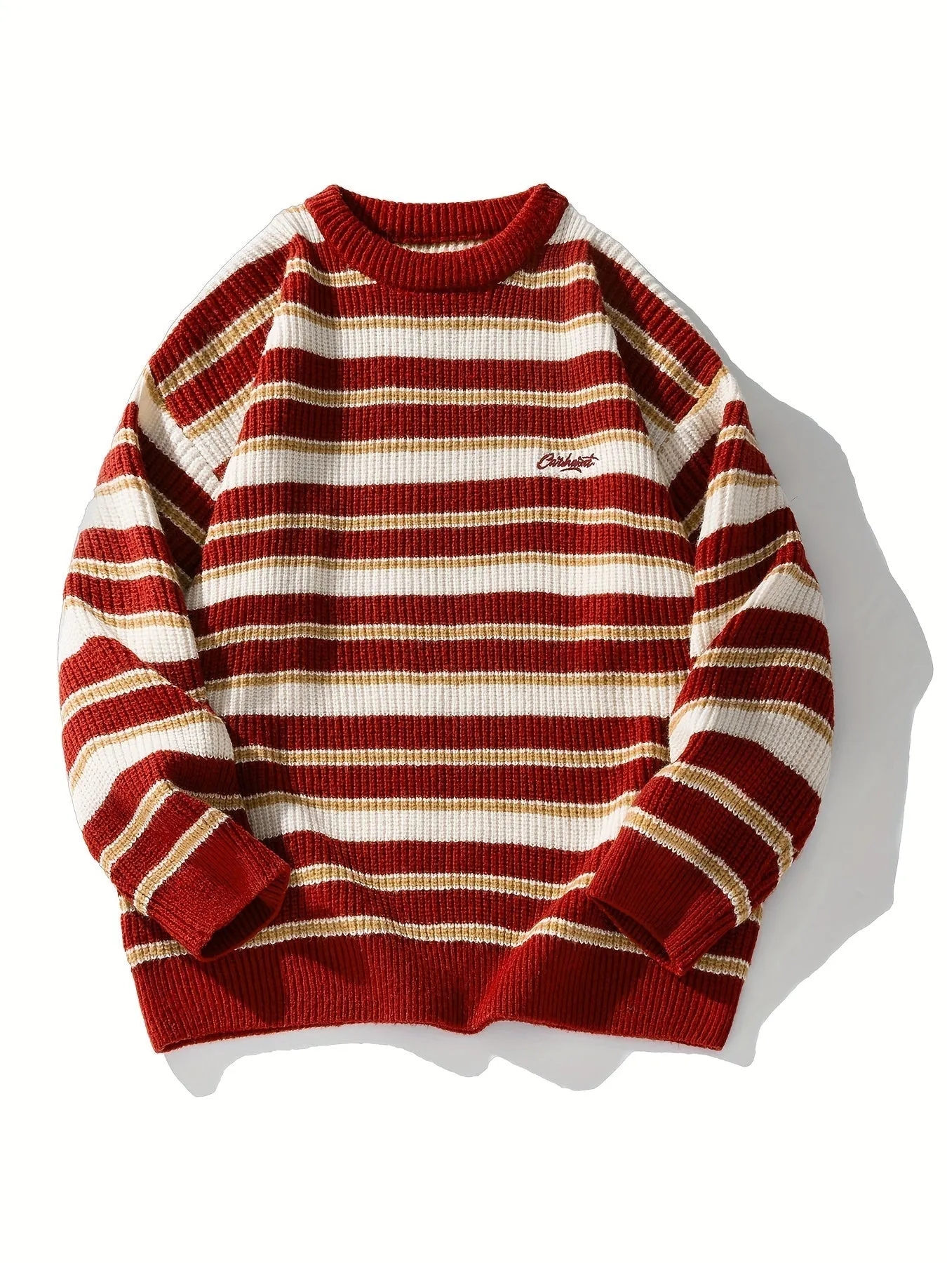 EVRAN | Casual Pullover with Color Block Sweater
