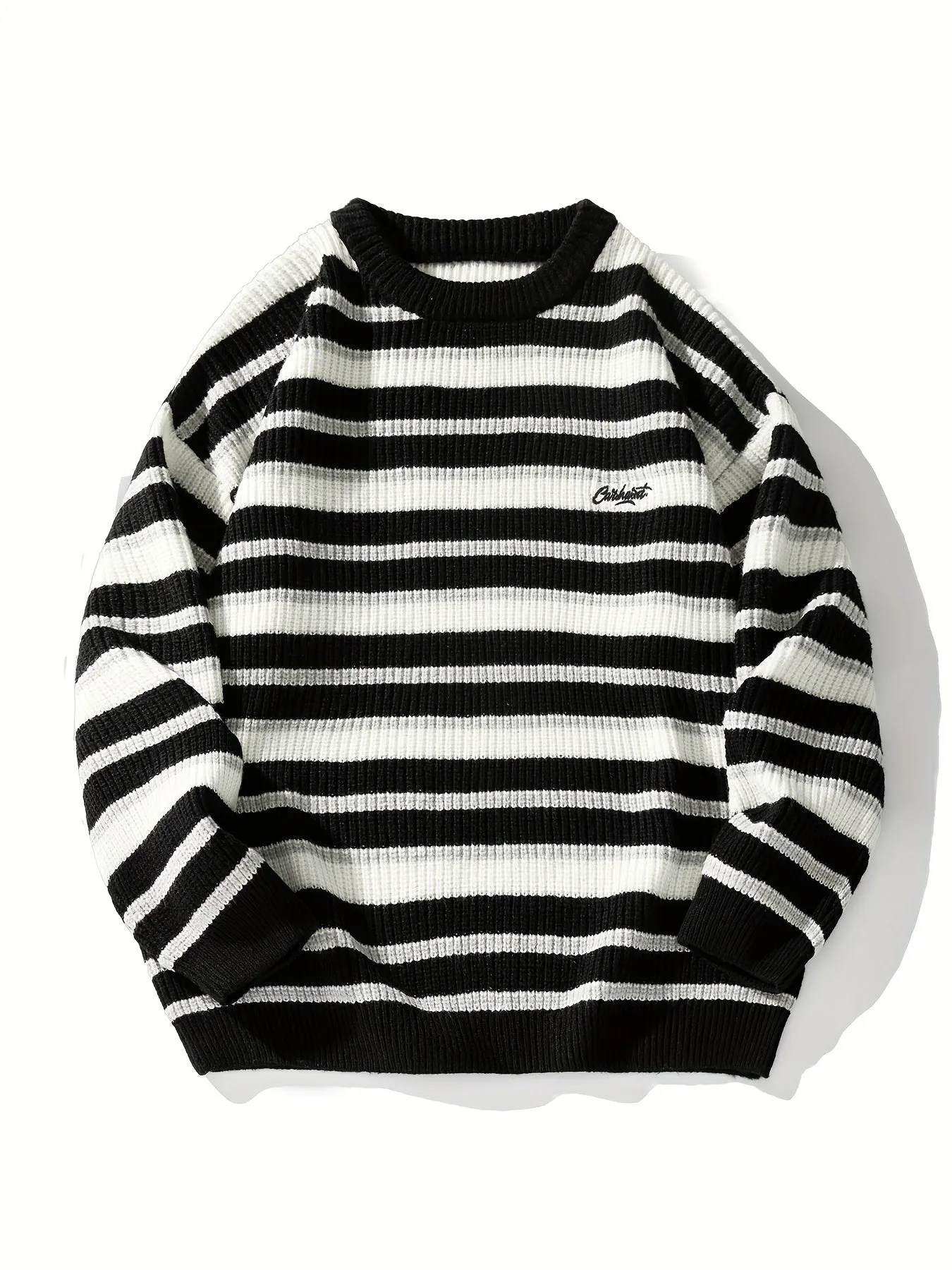 EVRAN | Casual Pullover with Color Block Sweater