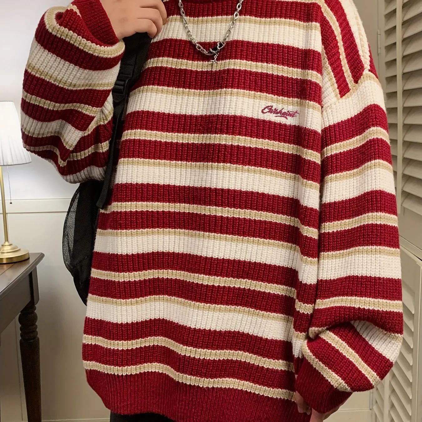 EVRAN | Casual Pullover with Color Block Sweater