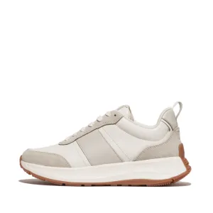 F-MODE Flow Leather/Suede Flatform Sneakers