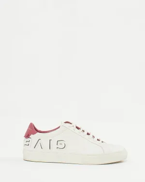 Givenchy White/Pink Urban Street Low Top Sneakers - 39.5