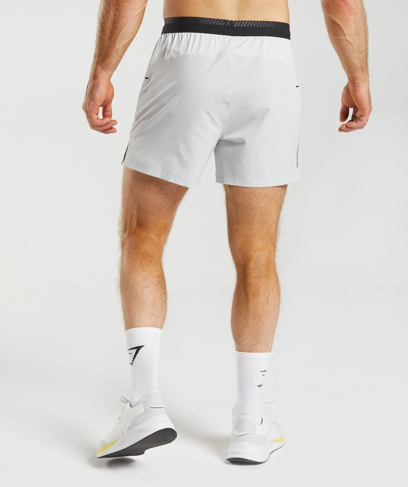 Gymshark Apex 5" Hybrid Shorts - Light Grey
