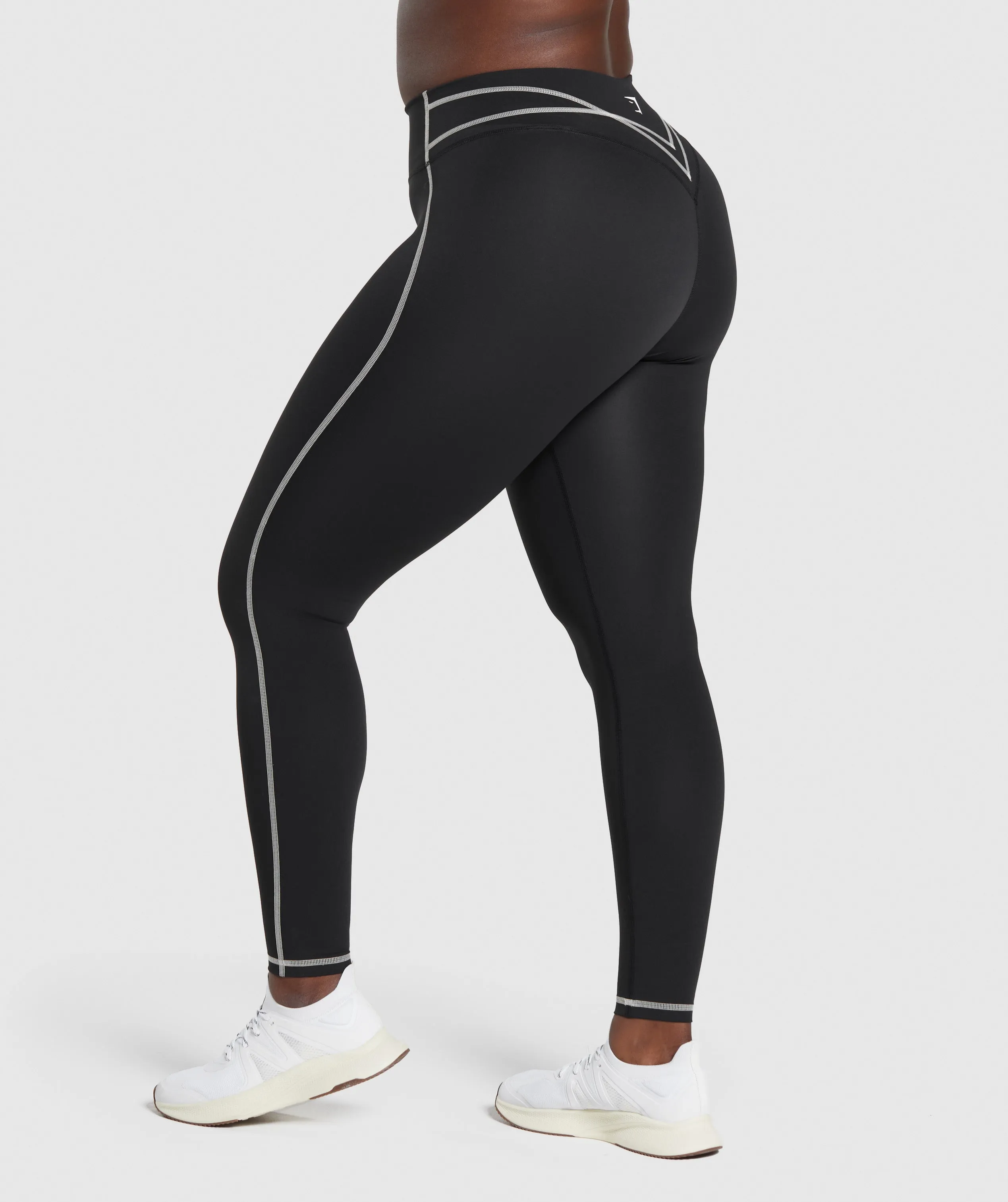 Gymshark Stitch Feature Leggings - Black