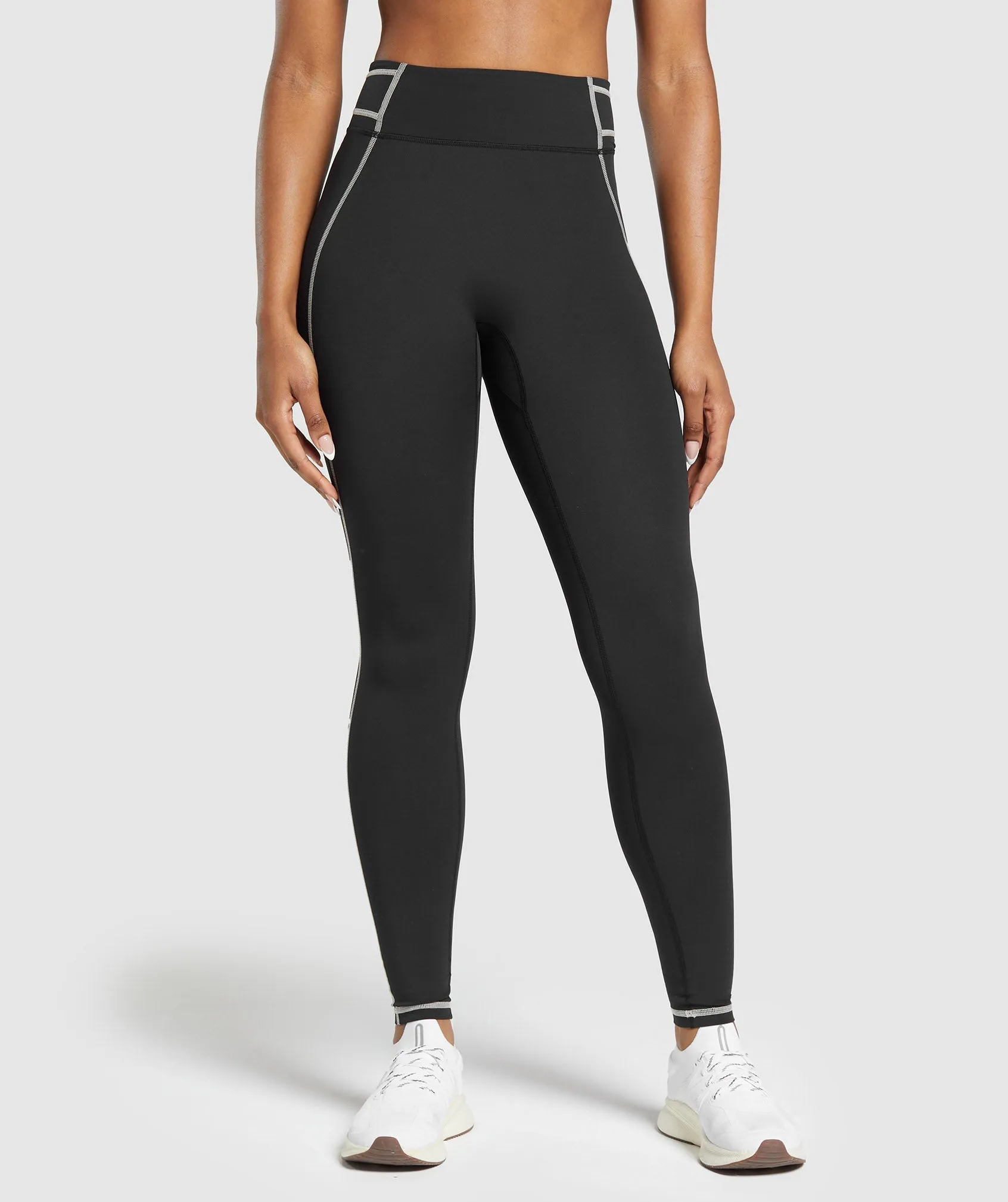 Gymshark Stitch Feature Leggings - Black