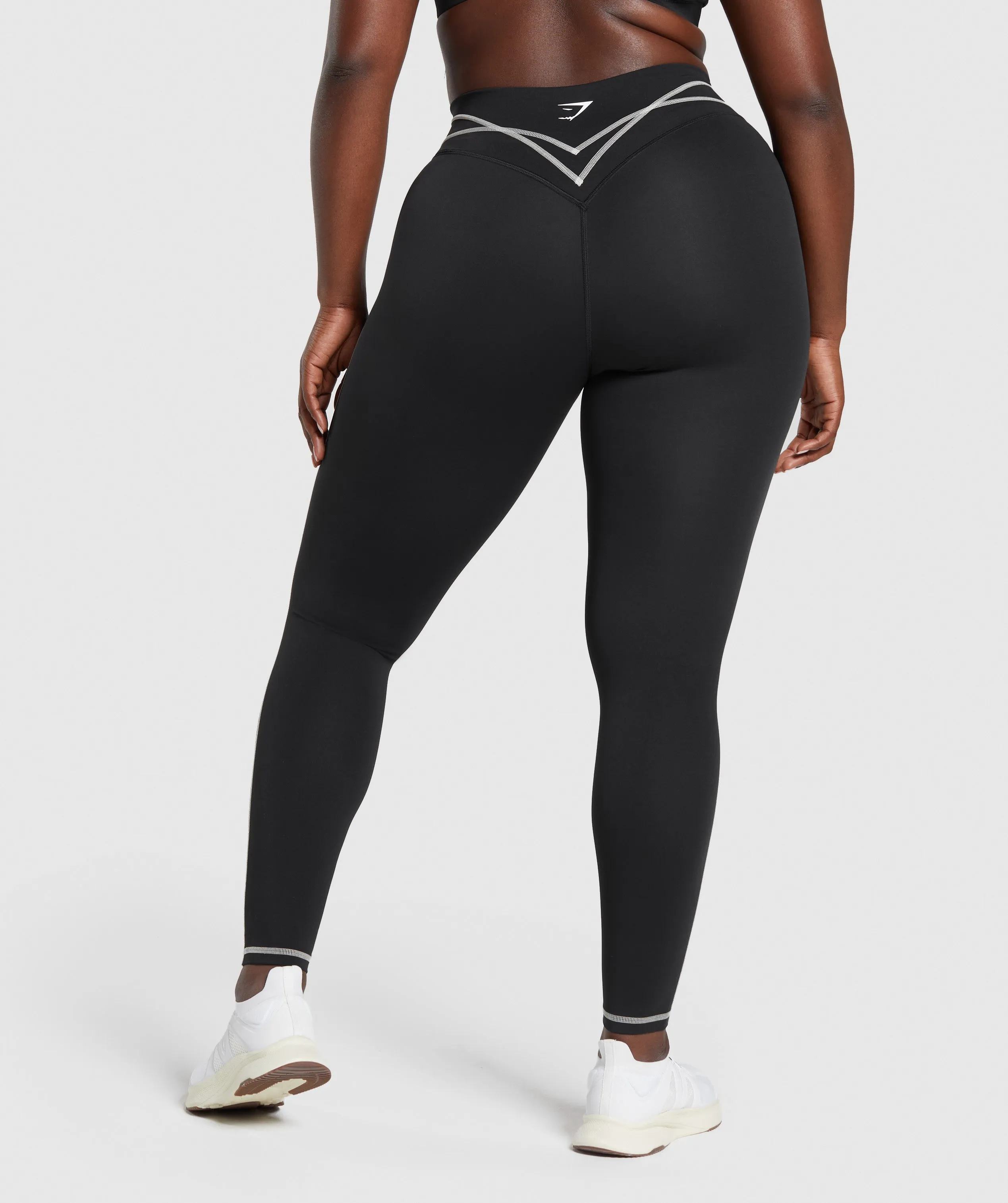 Gymshark Stitch Feature Leggings - Black