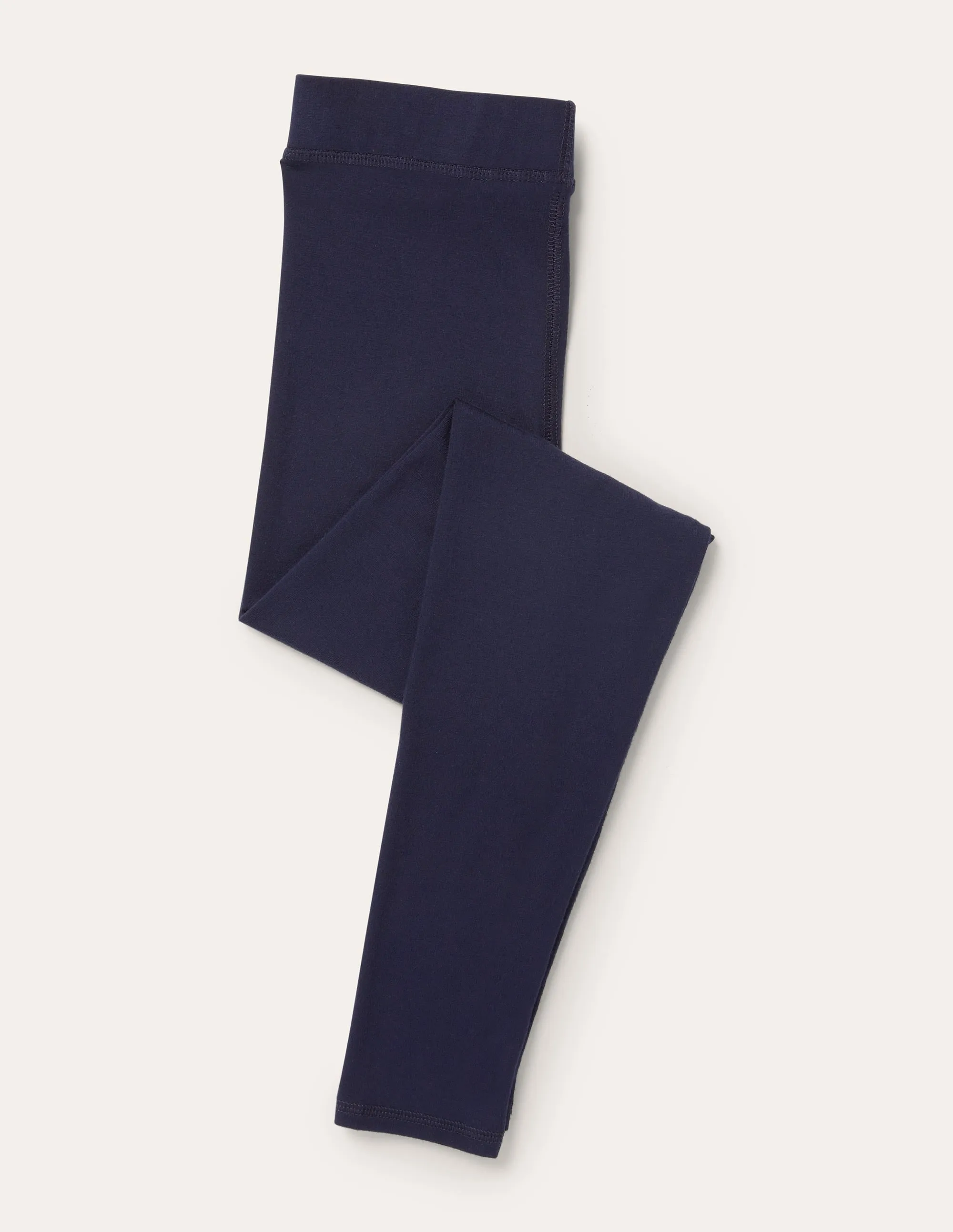 High Rise Navy Jersey Leggings-Navy