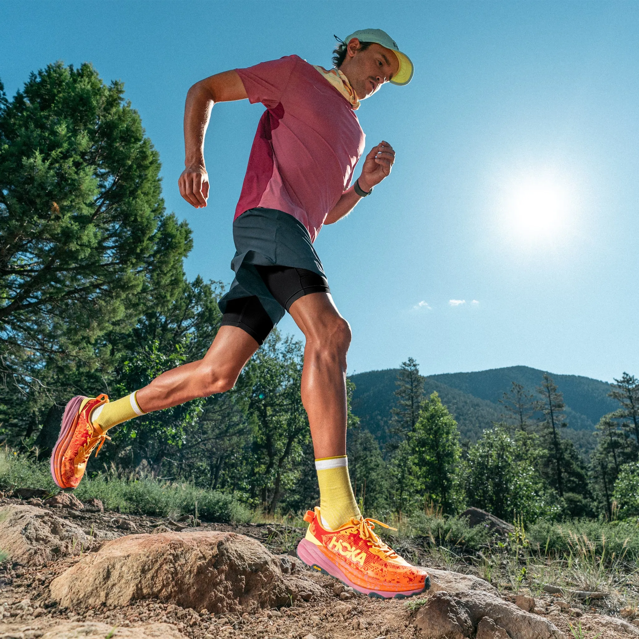Hoka Speedgoat 6 Men's Sherbert Beet Root