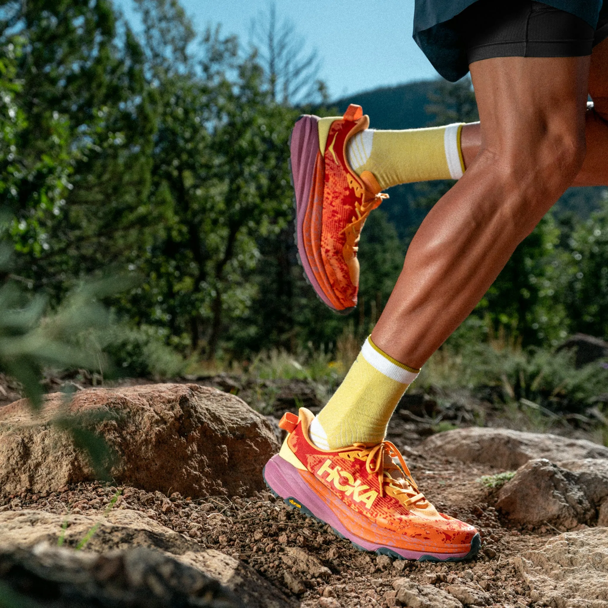 Hoka Speedgoat 6 Men's Sherbert Beet Root