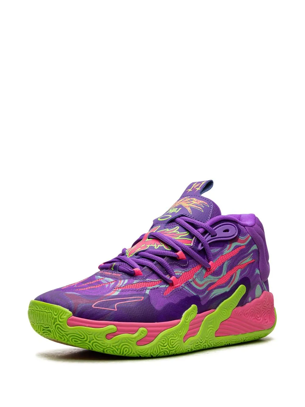 MB.03 Toxic "Purple Glimmer/Green Gecko" sneakers