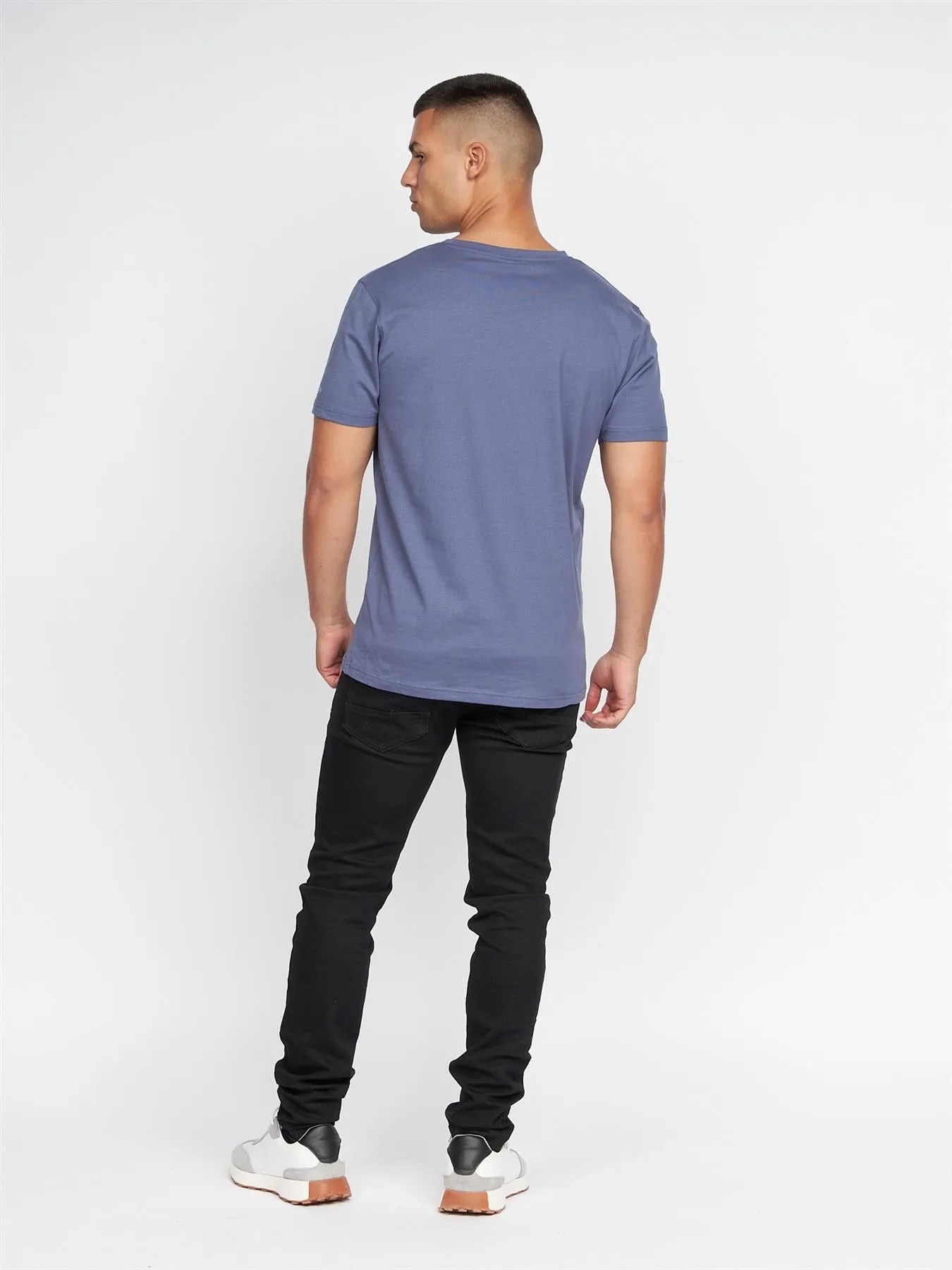 Mens Helty T-shirt Denim Blue