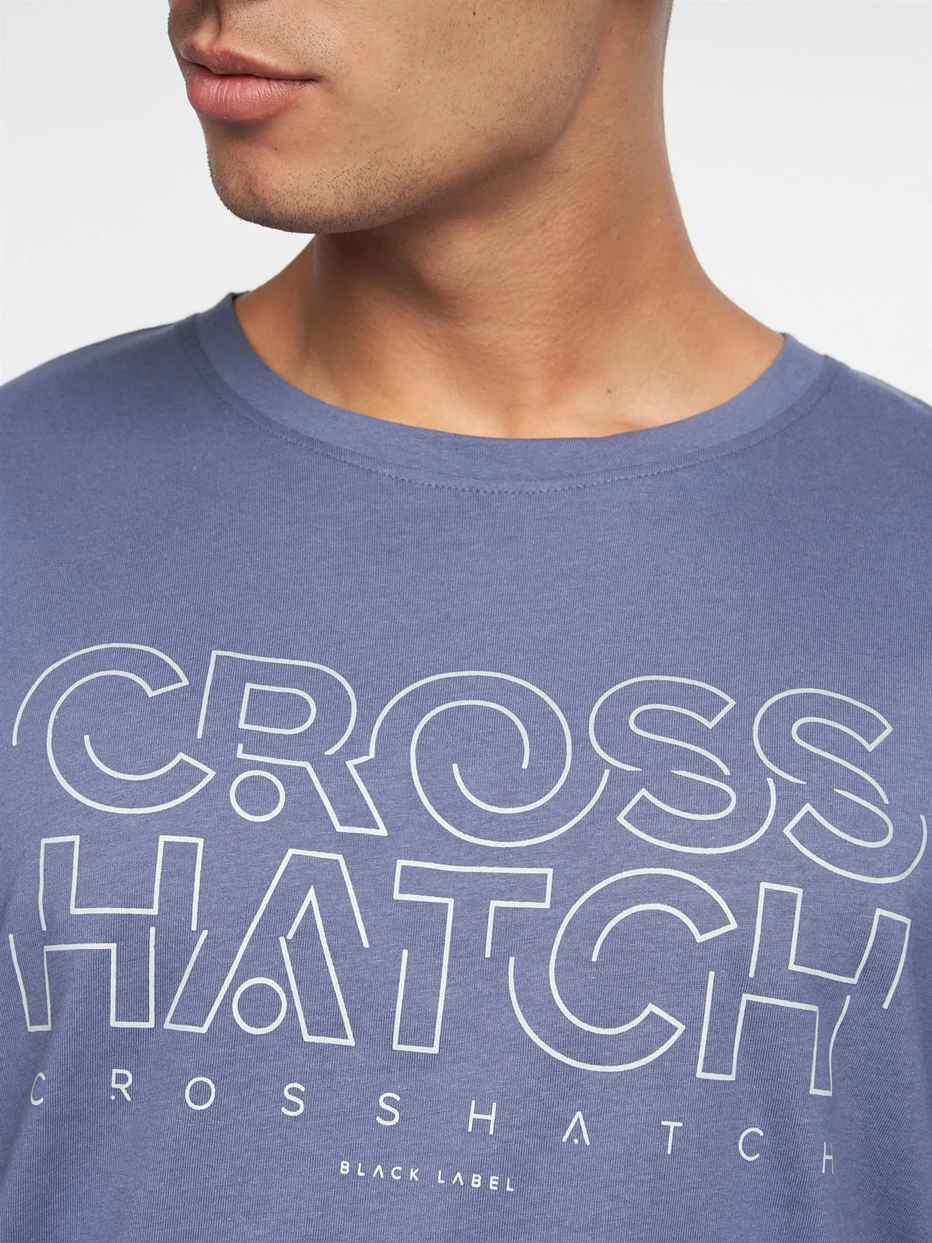 Mens Helty T-shirt Denim Blue