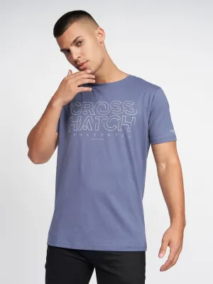 Mens Helty T-shirt Denim Blue