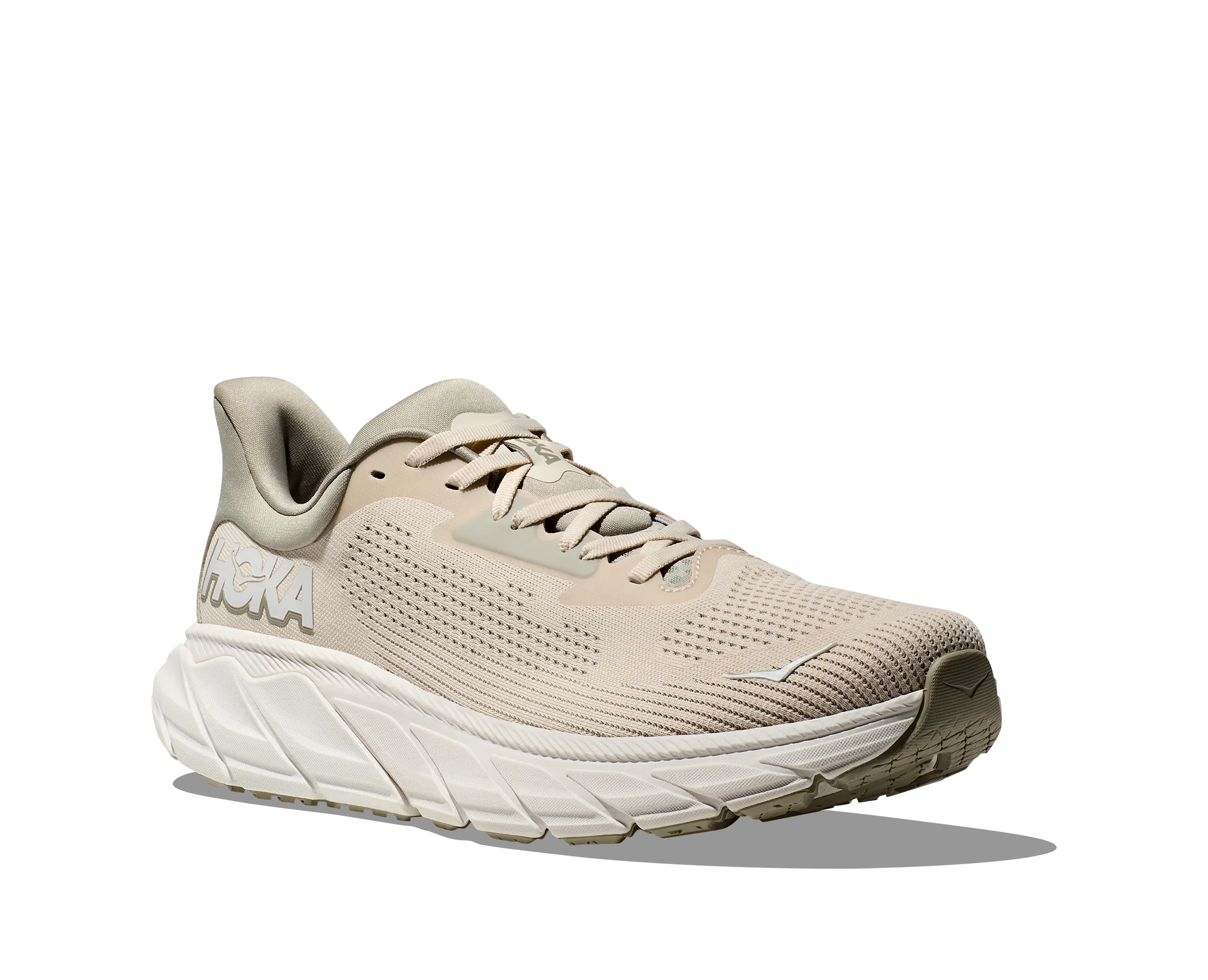 Men's Hoka Arahi 7 1147850OKB Color:  Oat Milk/Barley