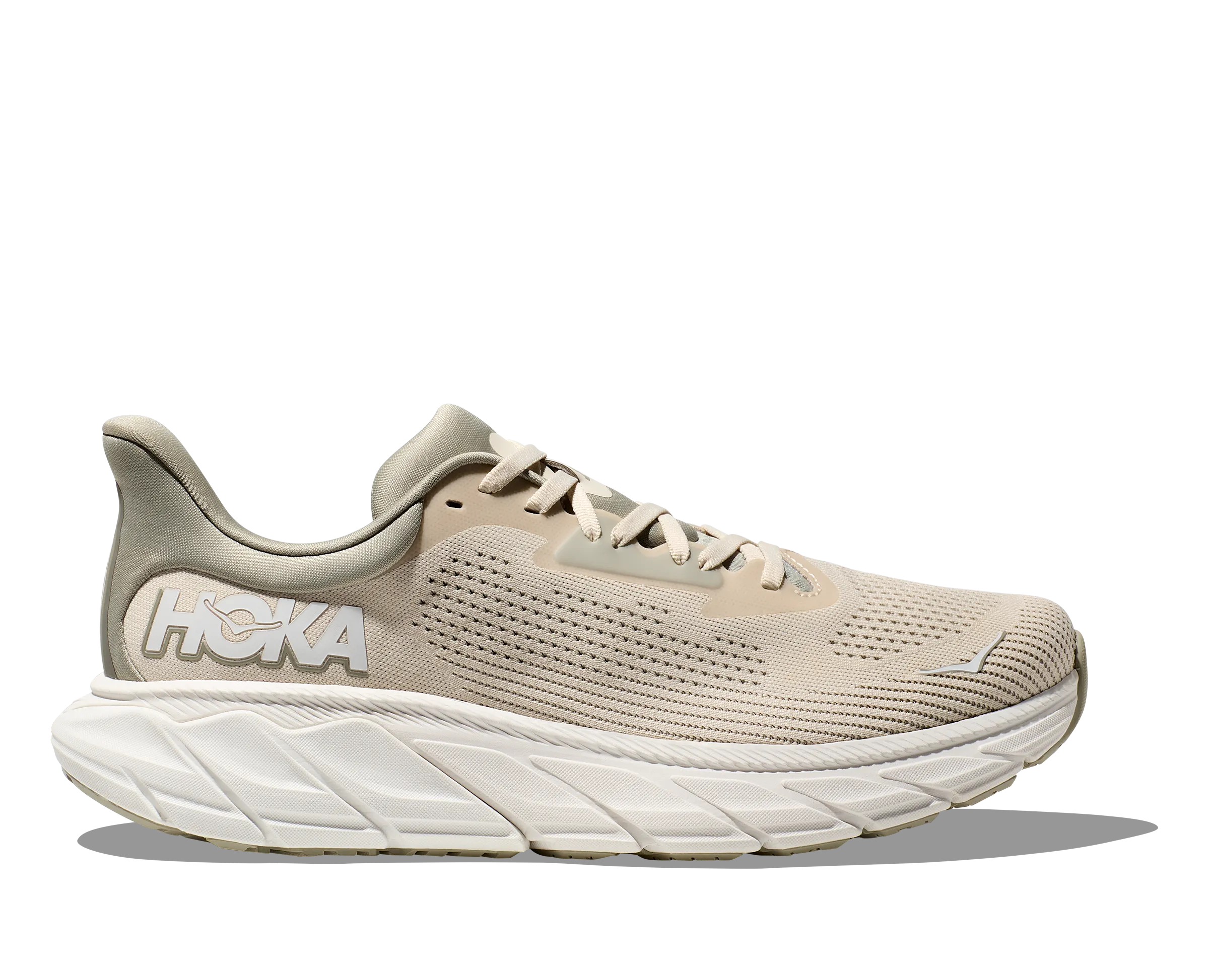 Men's Hoka Arahi 7 1147850OKB Color:  Oat Milk/Barley