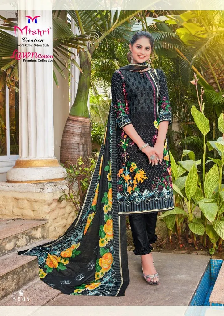 Mishri Creation Launched Lawn Cotton Casual Wear Salwar Suits