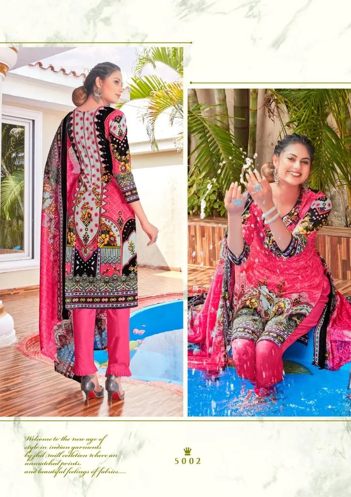 Mishri Creation Launched Lawn Cotton Casual Wear Salwar Suits