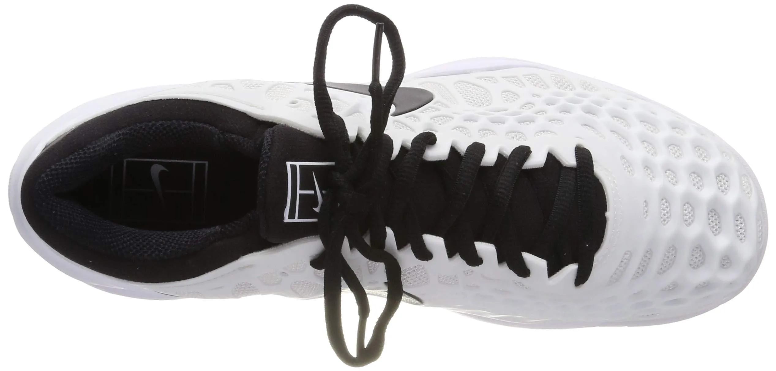 Nike Mens Zoom Cage 3 Tennis Shoes (8 M US) White/Black