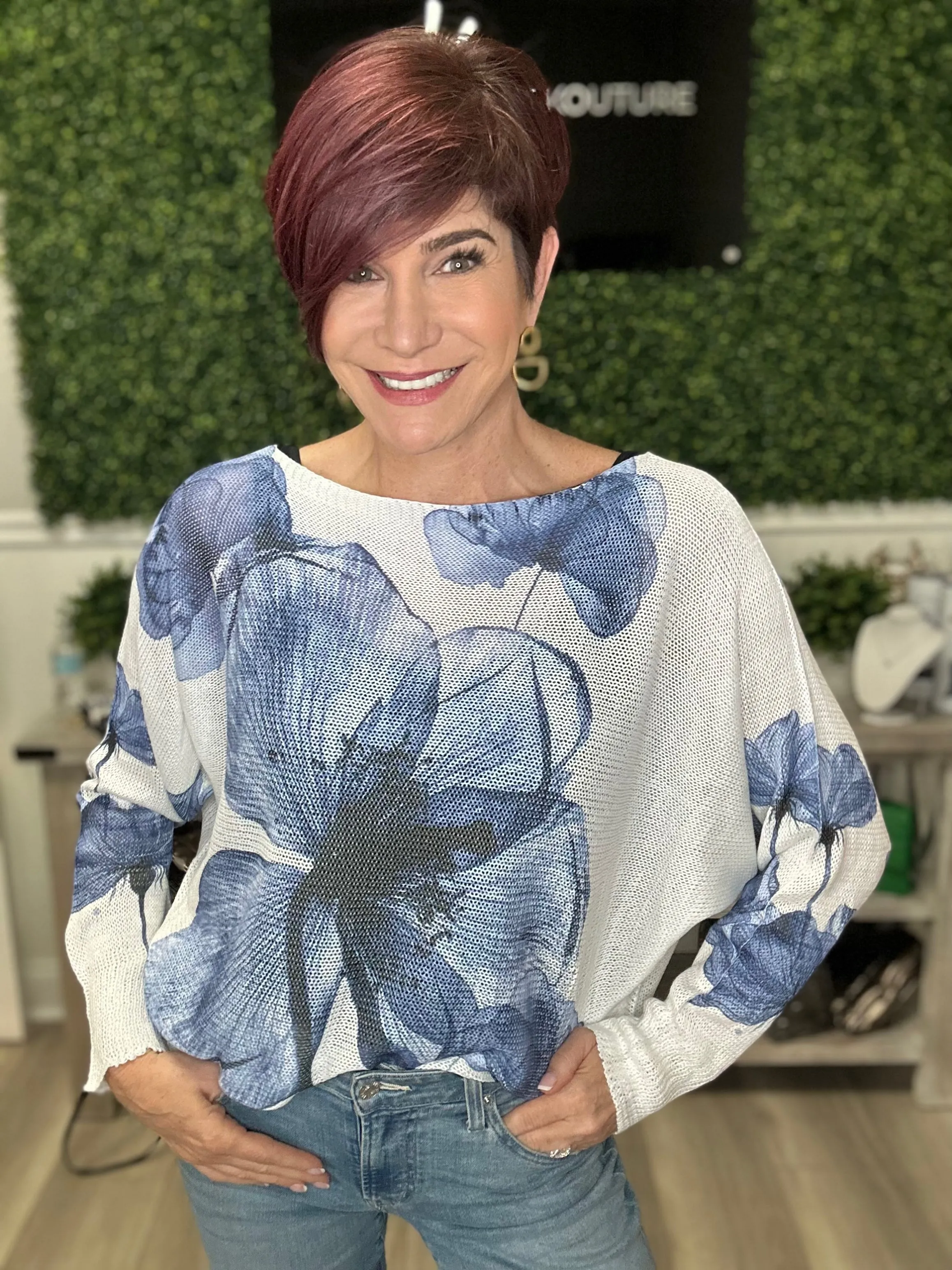 Nikki Floral Sweater