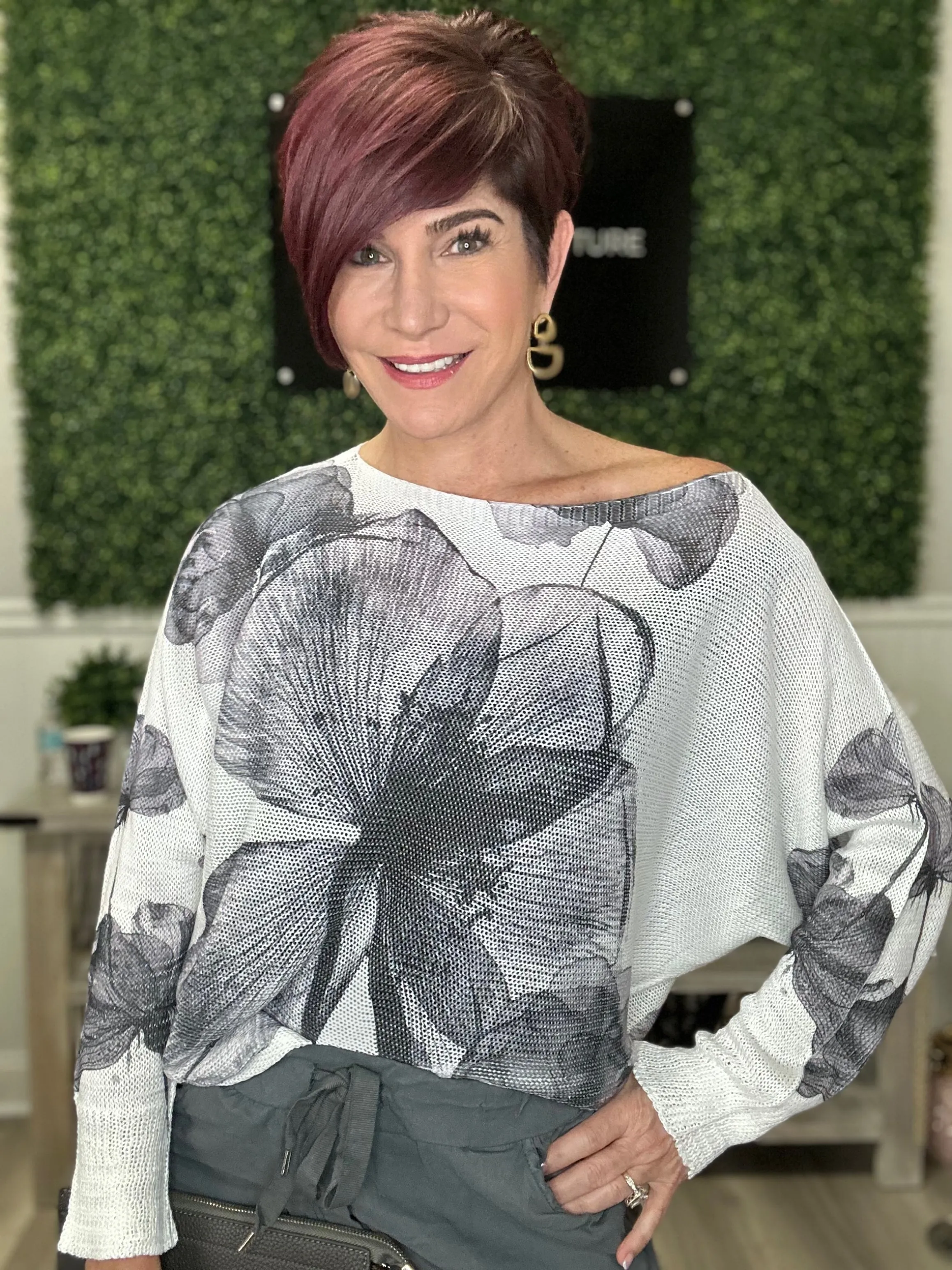 Nikki Floral Sweater