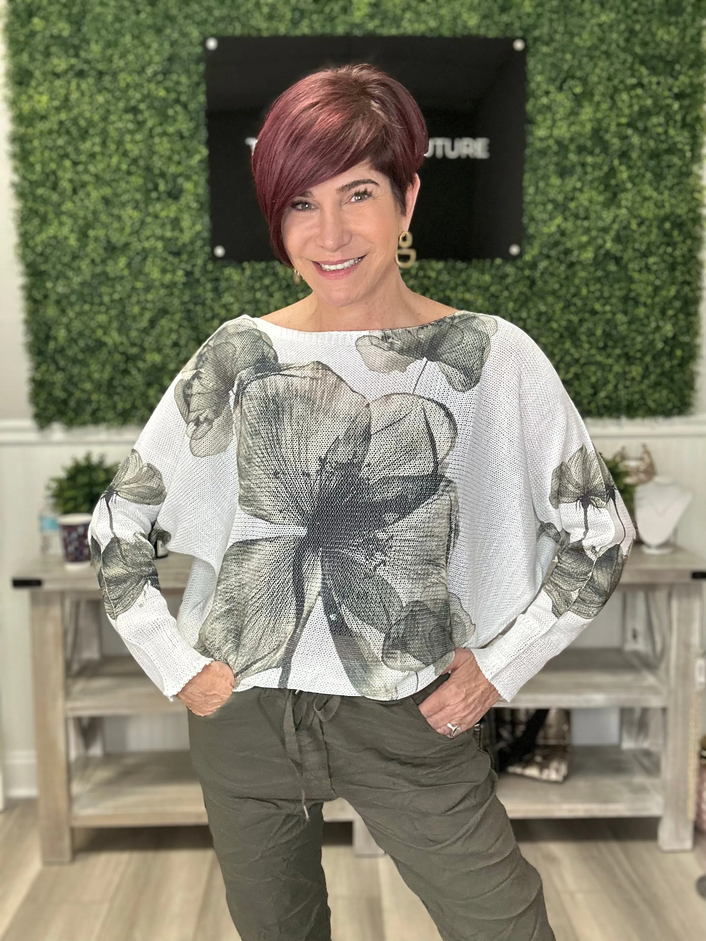 Nikki Floral Sweater