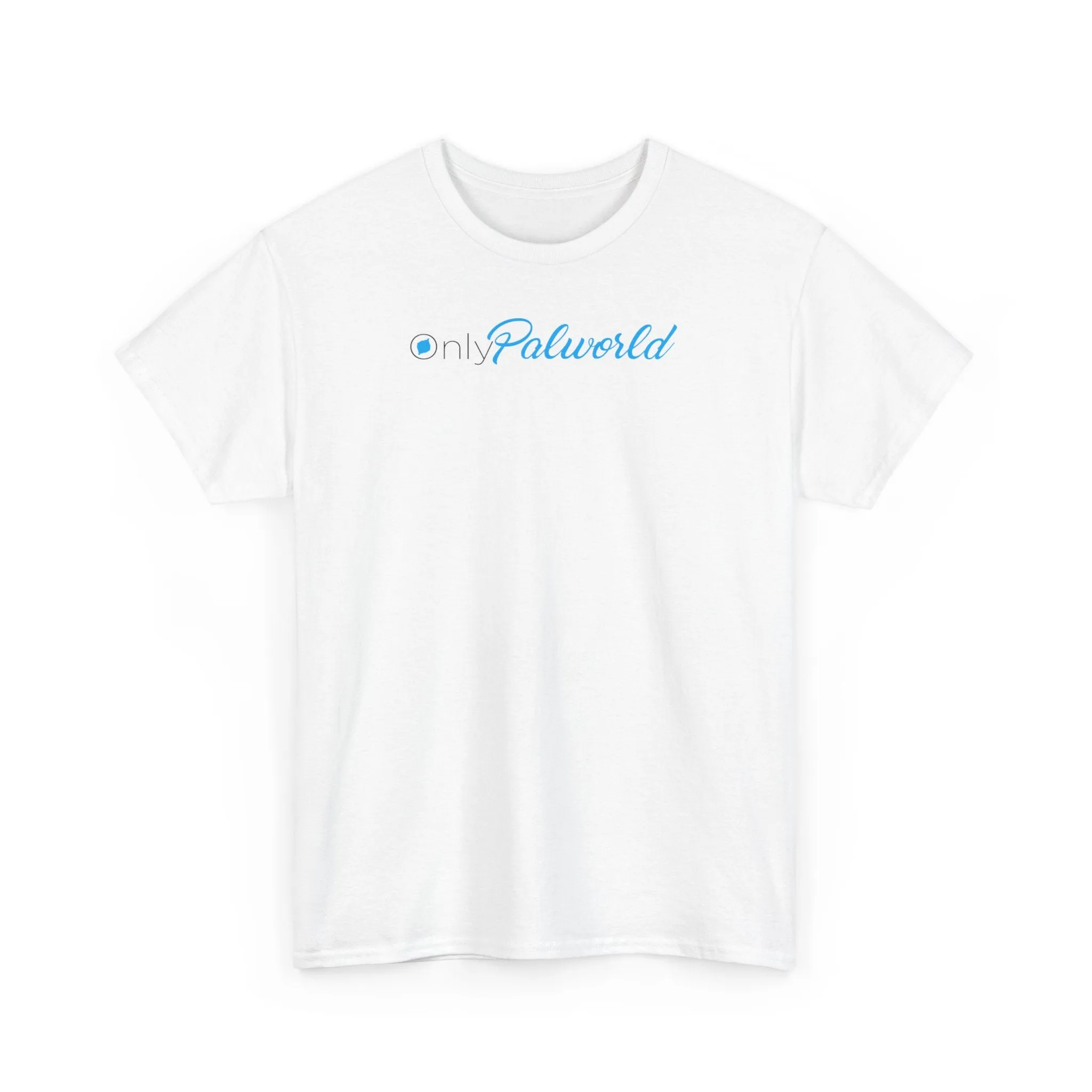 OnlyPalworld Unisex Heavy Cotton Tee Shirt T-shirt Palworld Onlyfans Inspired Funny Humor Humour Joke Pun Comedy Game Gift Gifts For Gamer Birthday Christmas Valentine's