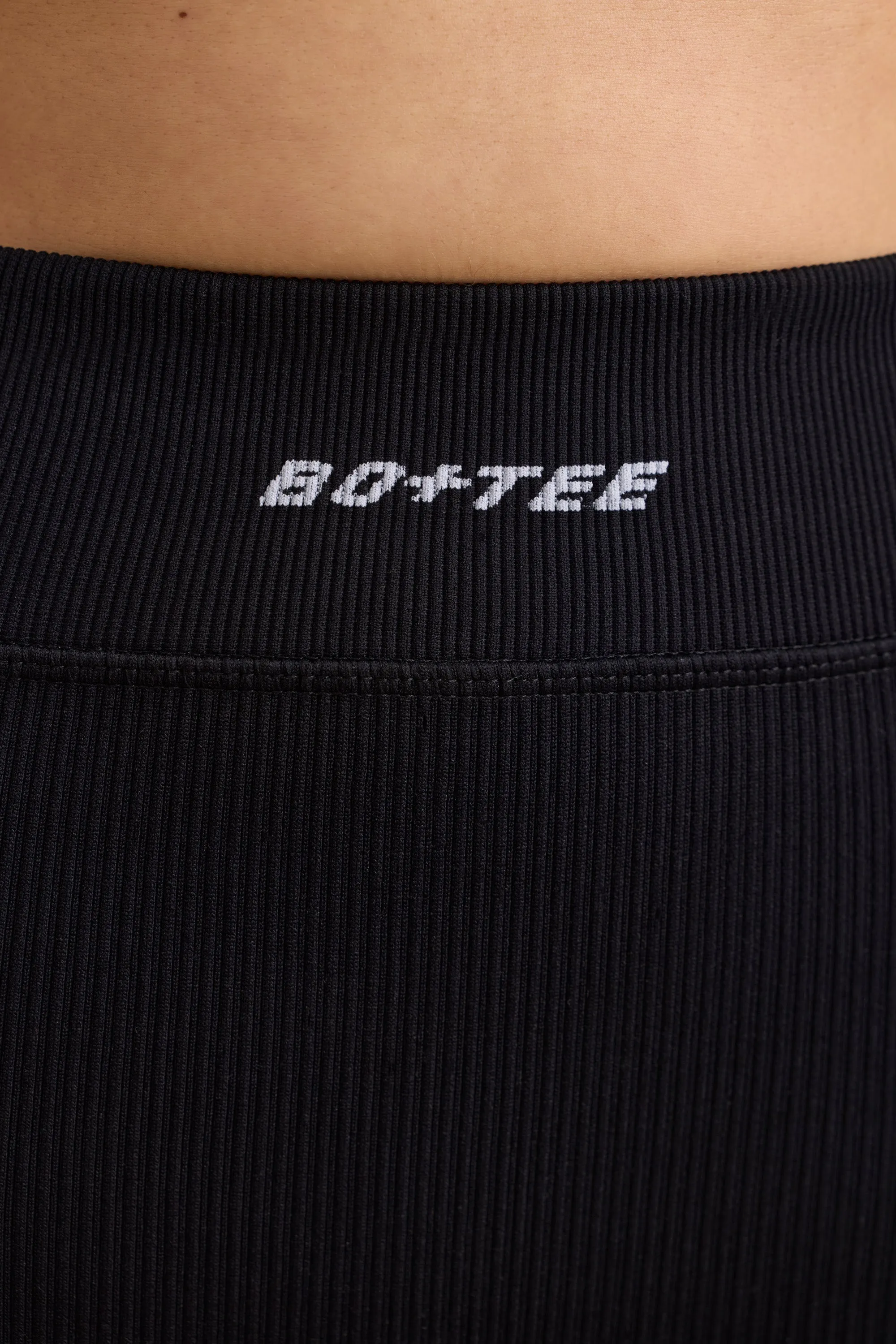 Petite FlexiRib High Waist Leggings in Black