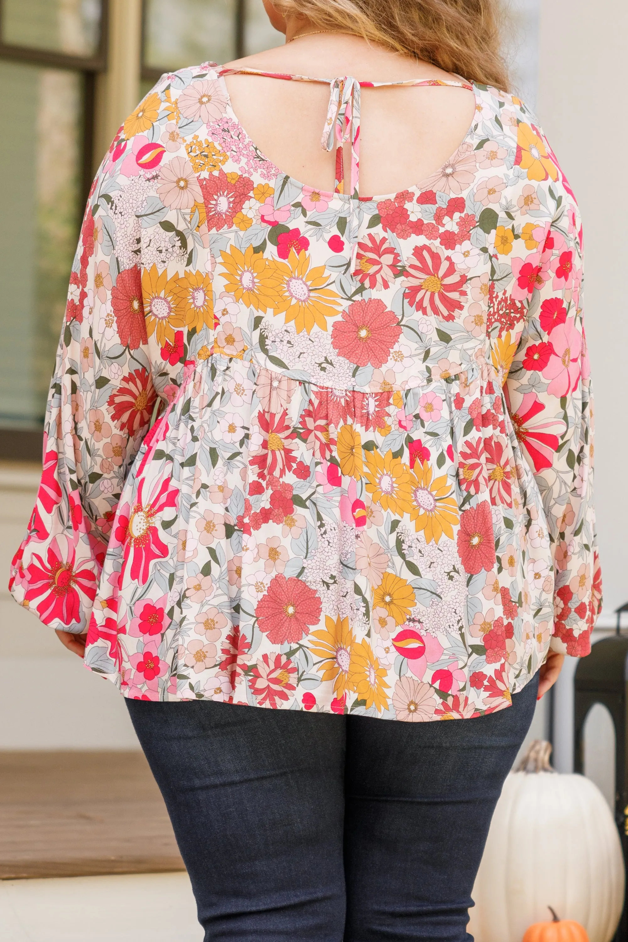 Poppy Paradise Top, Pink