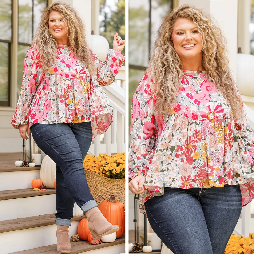 Poppy Paradise Top, Pink