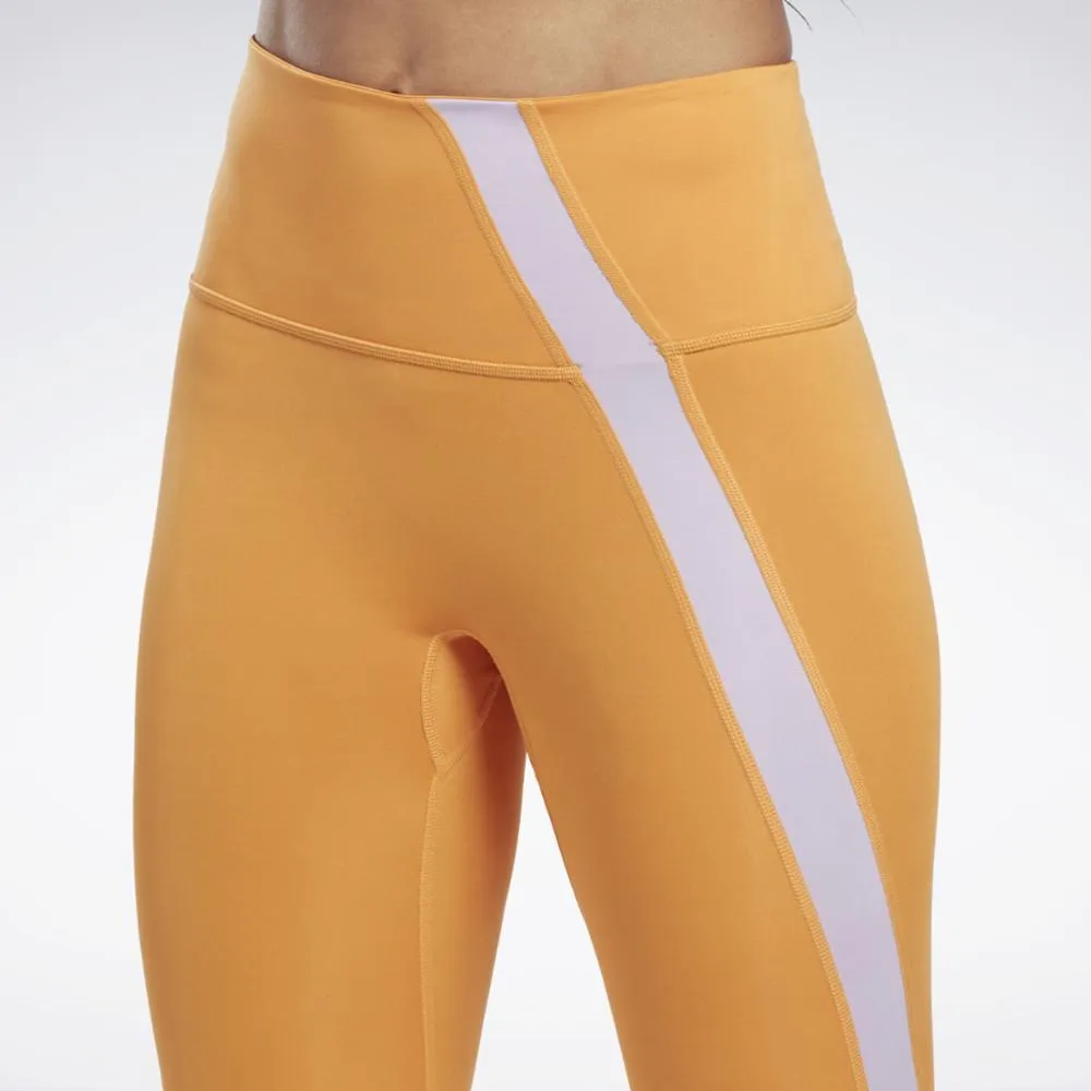 Reebok Apparel Women Workout Ready Vector Leggings PEAFUZ
