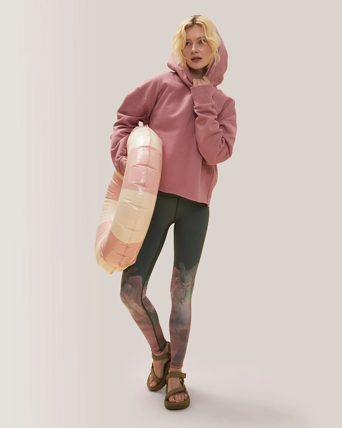 Reversible Ultralight High-Rise Legging - Aurora Borealis